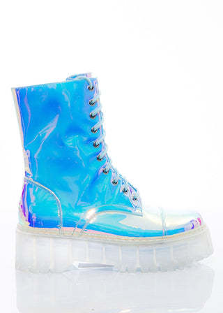 Opal Combat Boot - Sparkl Fairy Couture 